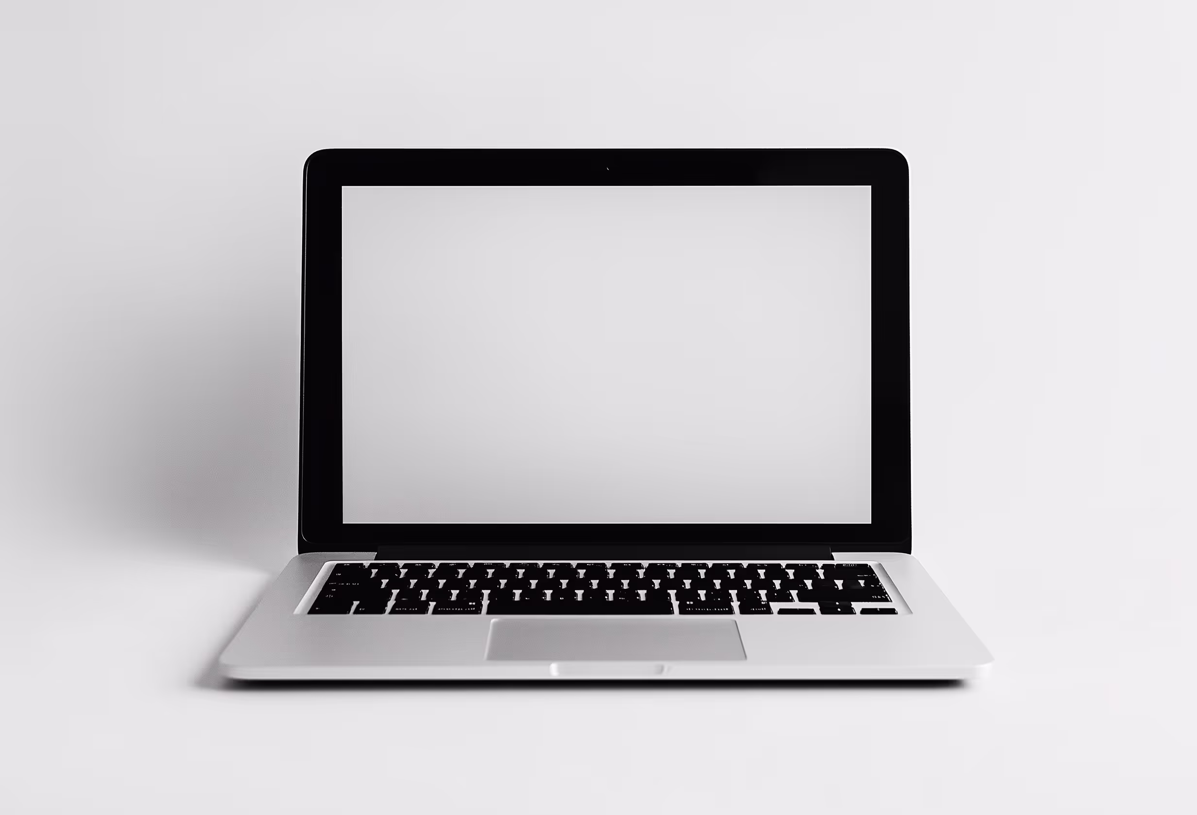 Mac with screen