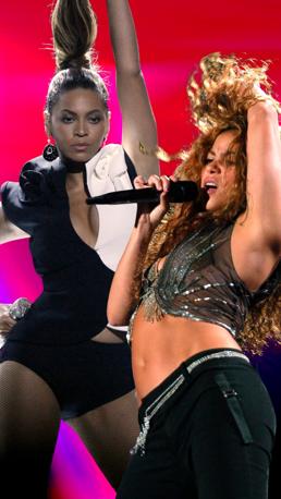 Shakira and Beyoncé