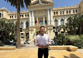 Flooded streets in Malaga